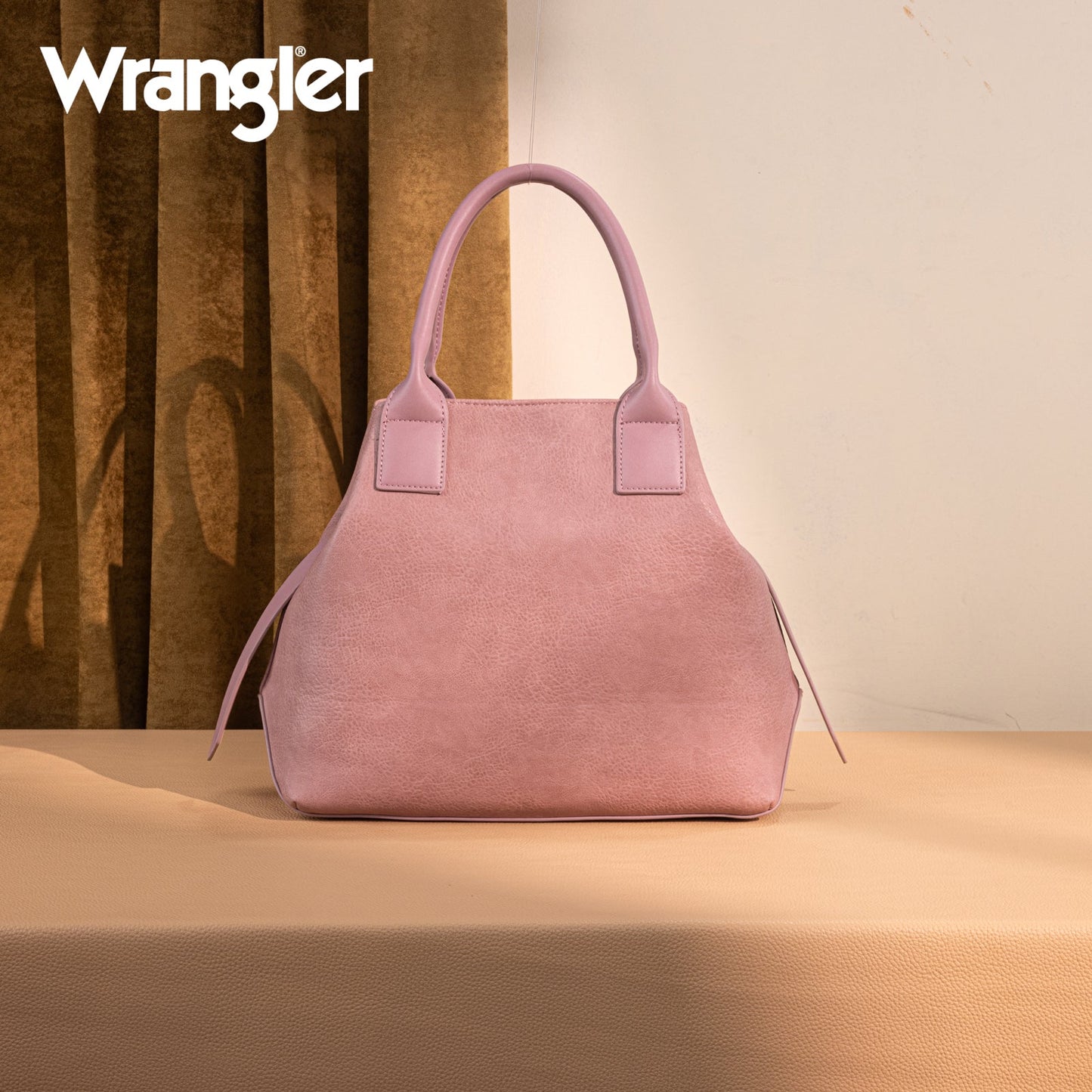 WG199-1824 Wrangler Carry-All Aztec Expandable Tote/Crossbody -Dark Pink