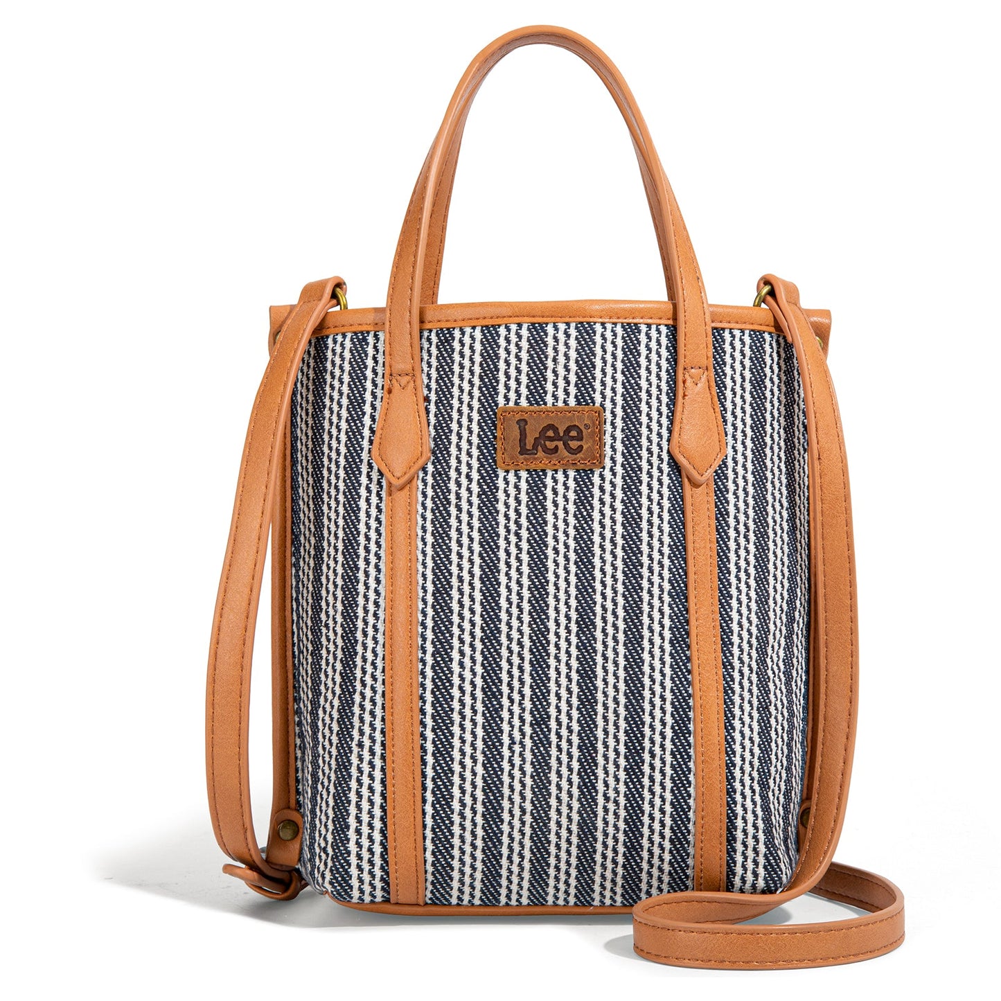 LEE55-002 LEE Stripe Collection Small Tote/Crossbody