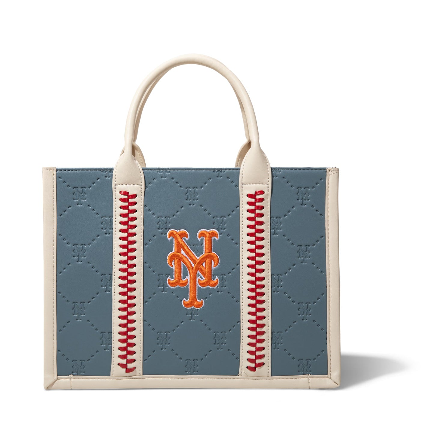 MLB-MT100-100 MLB New York Mets Team Whipstitch Tote/Crossbody