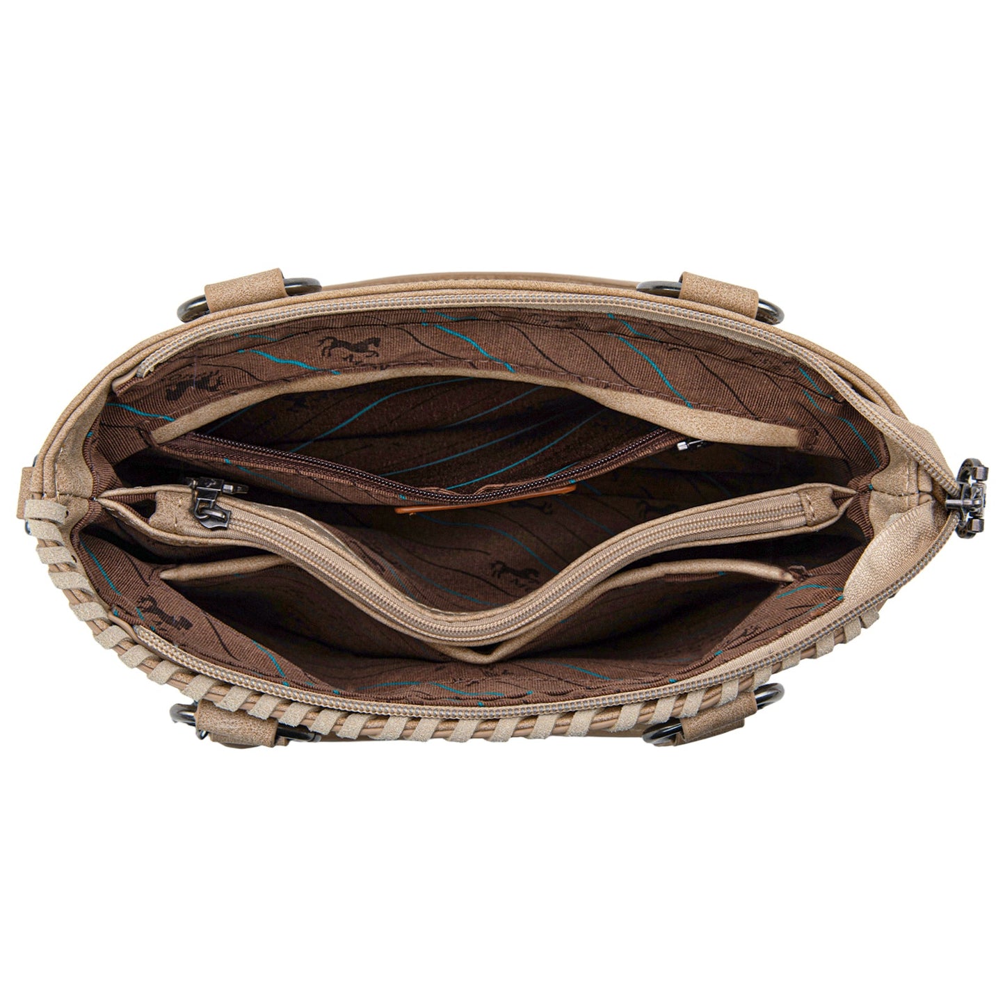 MW1335-8360 Montana West Embossed Collection Tote/Crossbody Bag