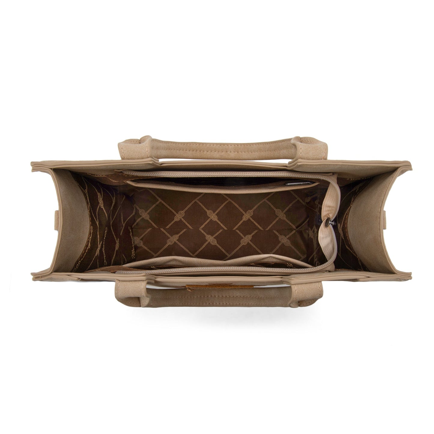 WG218-8900 Wrangler Aztec Embroidered Tote Bag/Crossbody- Tan