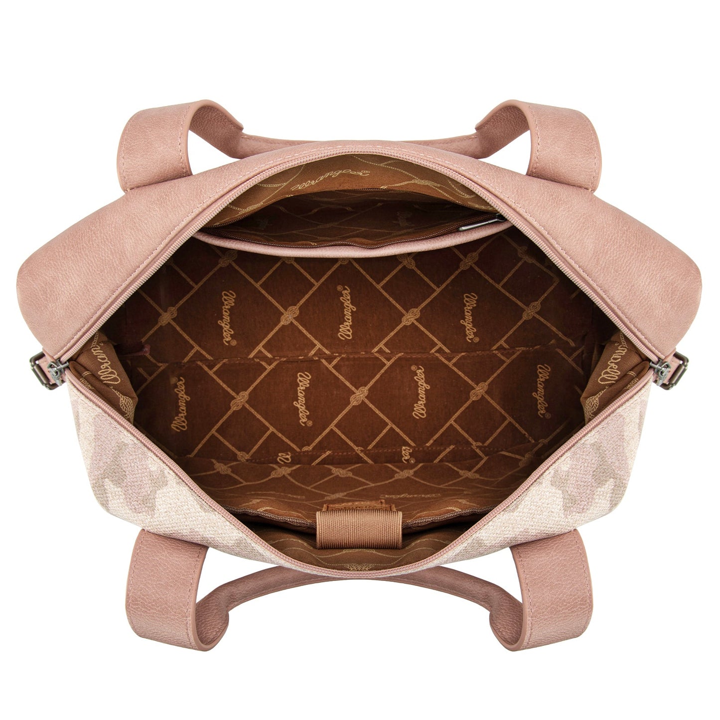 WG286-5110 Wrangler Camo Print Collection Duffle Bag -Pink