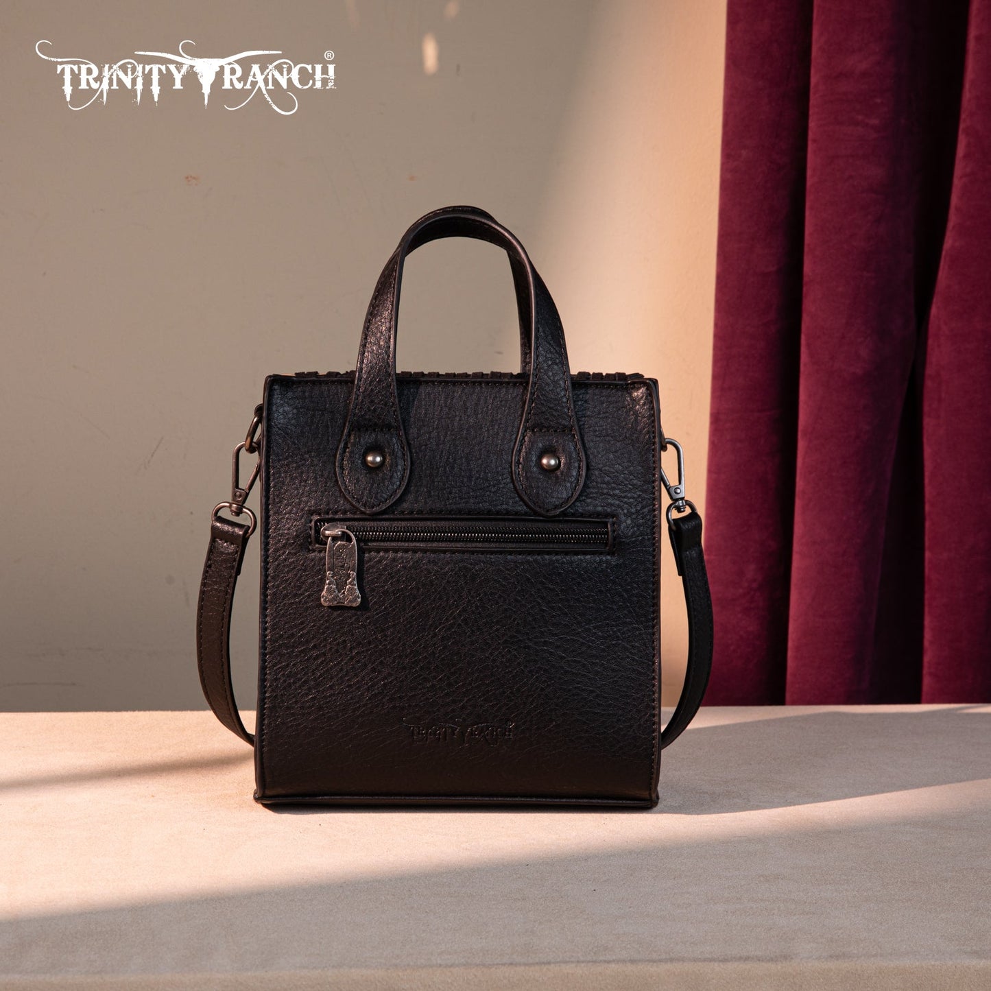 TR192-1605 Trinity Ranch Concho Collection Mini Tote/Crossbody