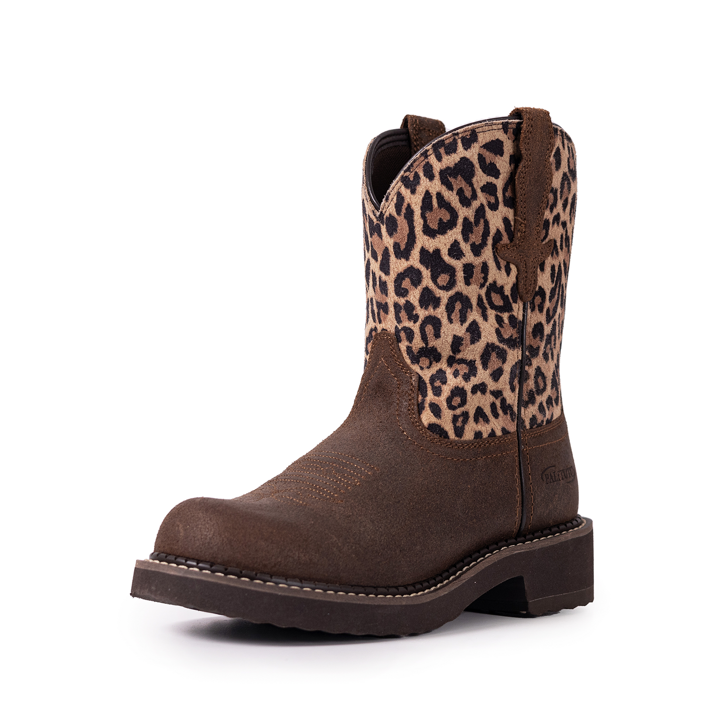 Palitutu PLT303612 Women's Mid-calf Western Boots - Full Grain Leather, Round Toe