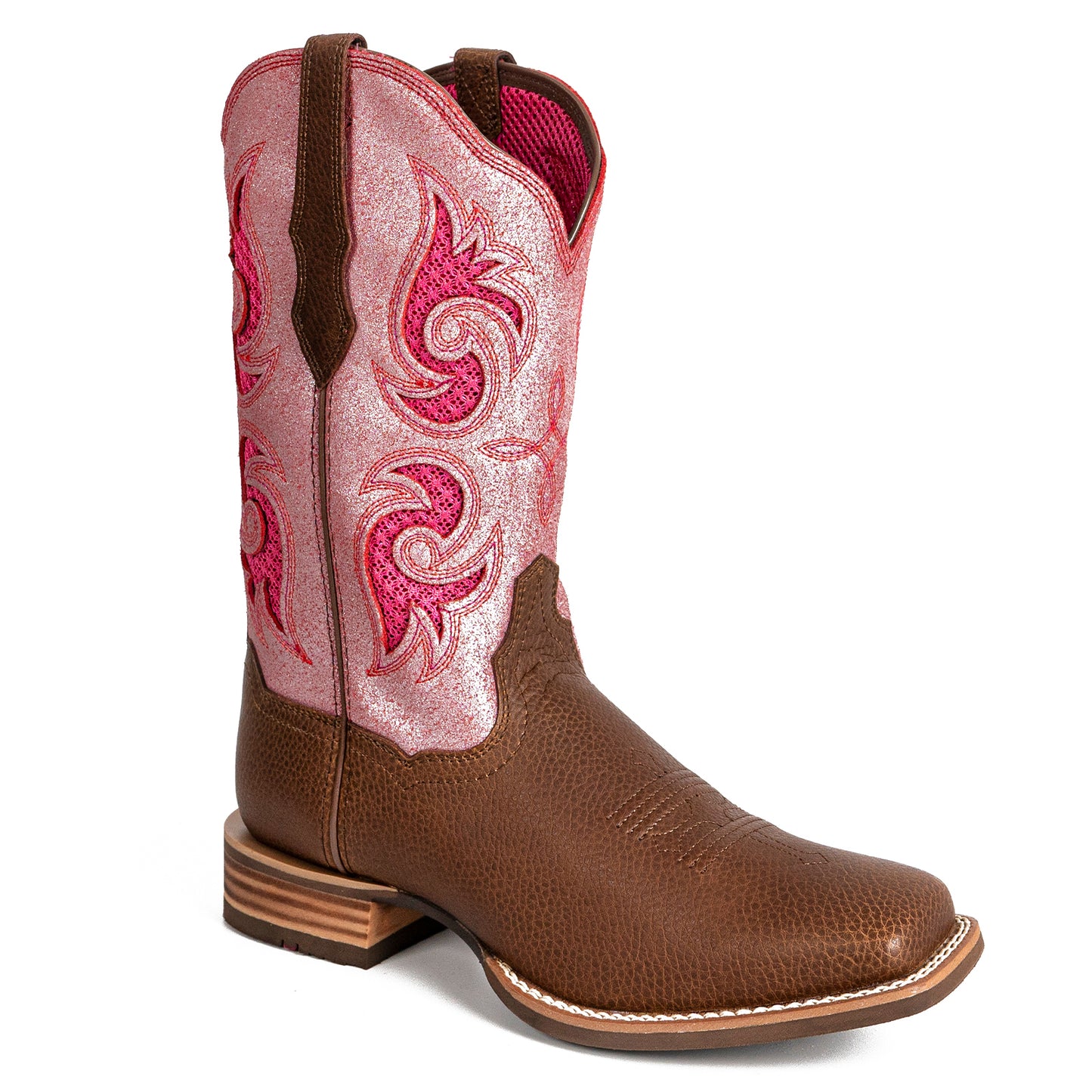 Palitutu PLT203609 Women's Western Cowgirl Boots - Full Grain Leather, Square Toe
