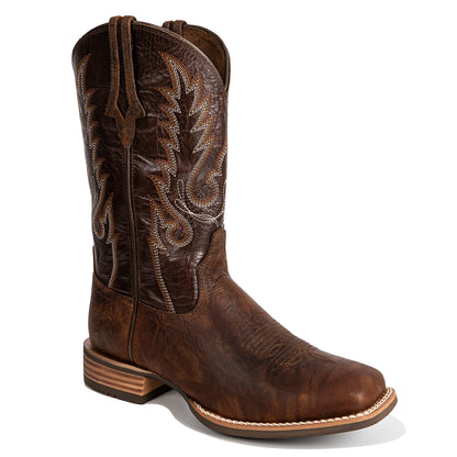 Palitutu PLT203608 Women's Western Cowgirl Boots - Full Grain Leather, Square Toe