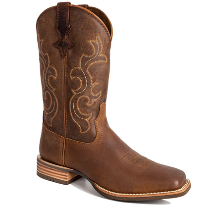 Palitutu PLT203606 Women's Western Cowgirl Boots - Full Grain Leather, Square Toe