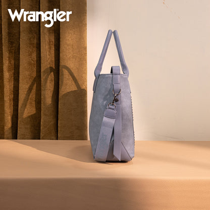 WG199-1824 Wrangler Carry-All Aztec Expandable Tote/Crossbody -Jean