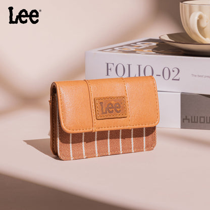 LEE56-005   Lee Striped Collection Small Wallet