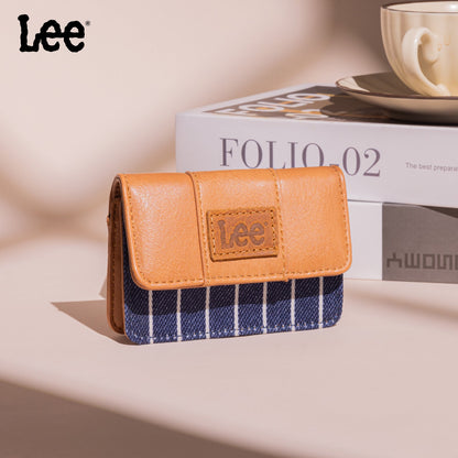 LEE56-005   Lee Striped Collection Small Wallet