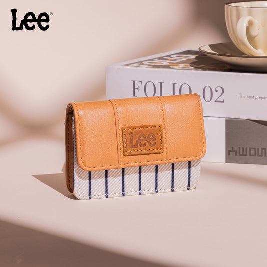 LEE56-005   Lee Striped Collection Small Wallet