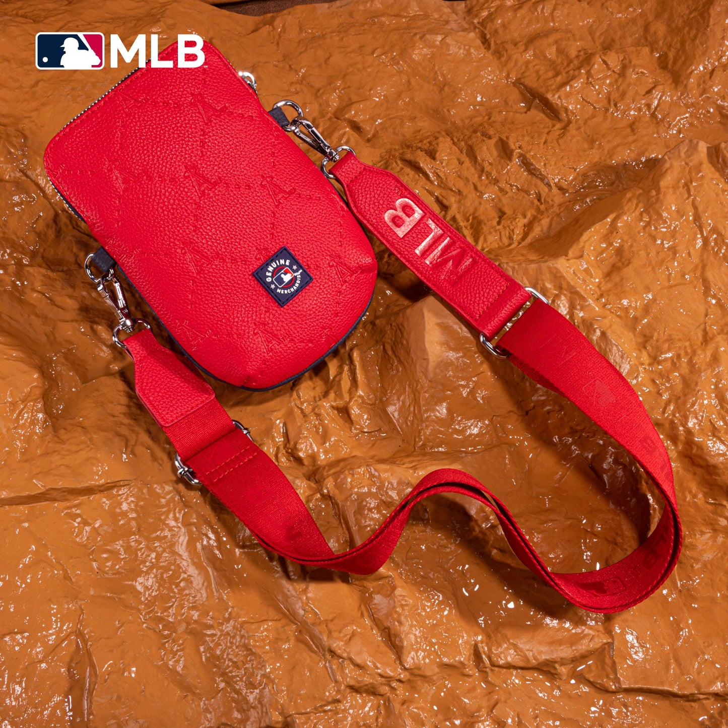 MLB-LAA25-325  MLB Los Angeles Angels Team  Shoulder Bag/ Crossbody Bag