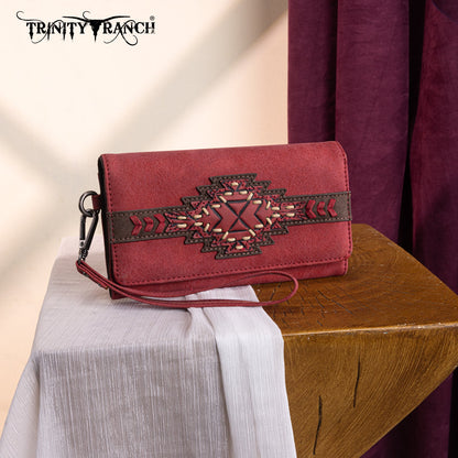 TR196-W018  Trinity Ranch Aztec Collection Wallet