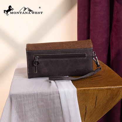 MW1340-W002 Montana West Embossed Collection Wallet