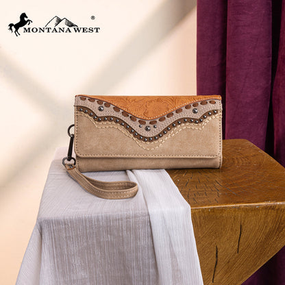 MW1340-W002 Montana West Embossed Collection Wallet