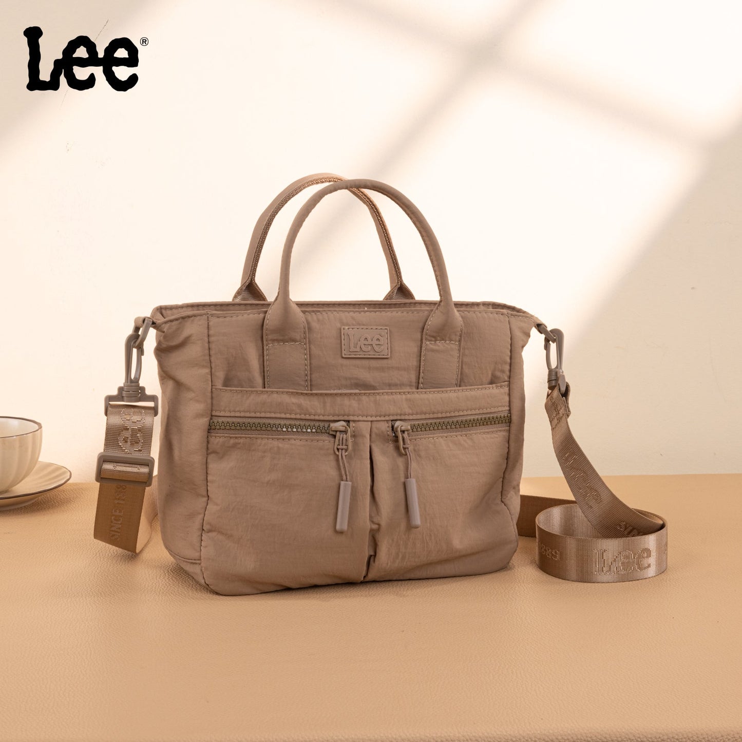 LEE65-001   LEE Multi Pocket  Small Tote/Crossbody