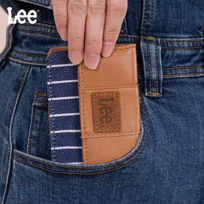 LEE56-005   Lee Striped Collection Small Wallet