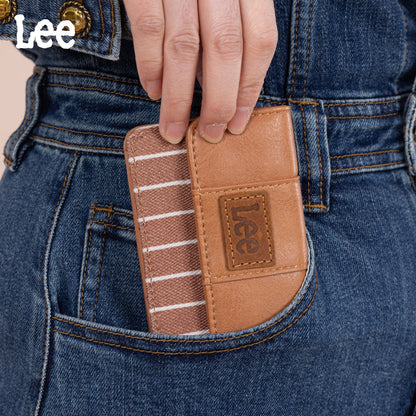 LEE56-005   Lee Striped Collection Small Wallet
