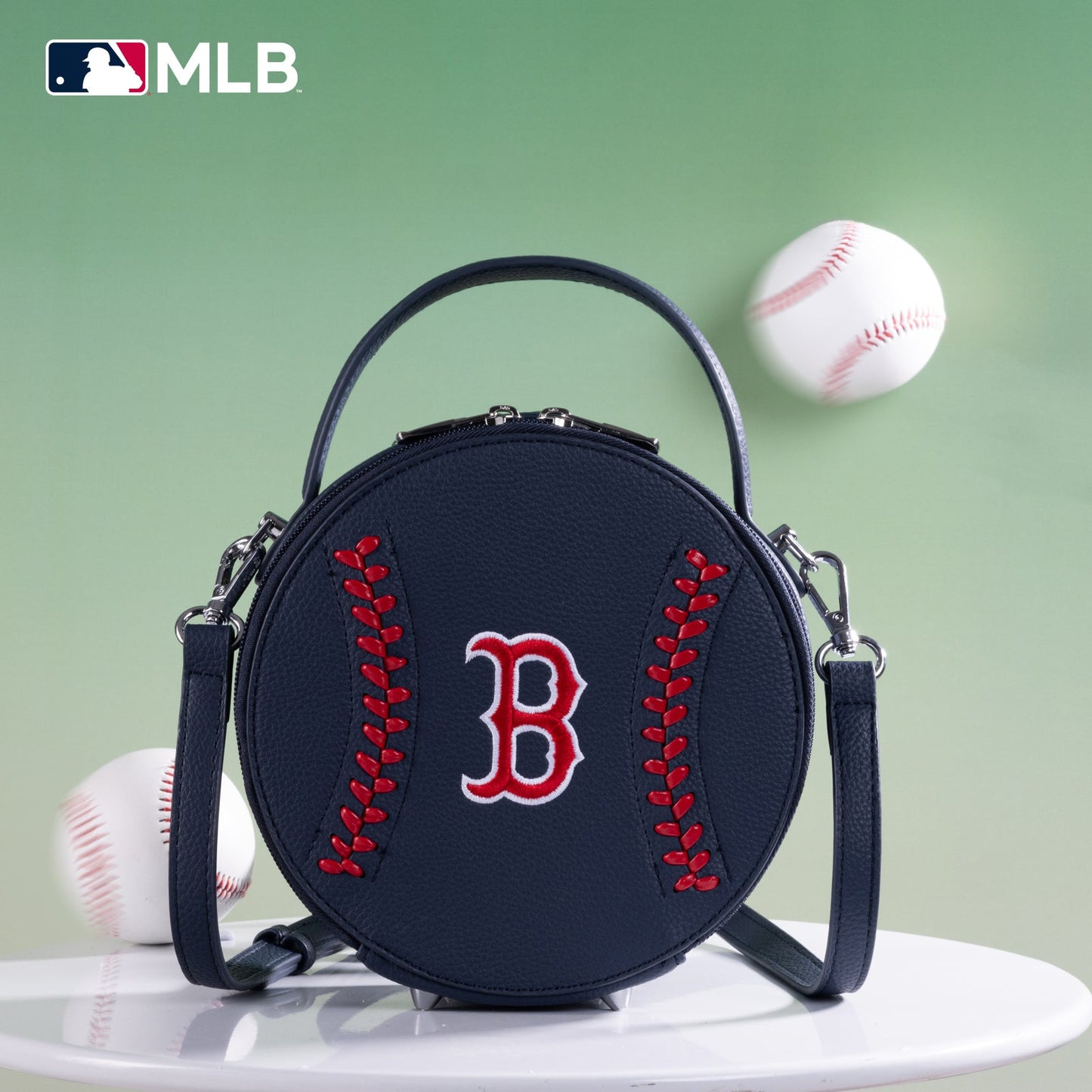MLB-BR102  MLB Boston Red Sox Team Circle Bag/Crossbody
