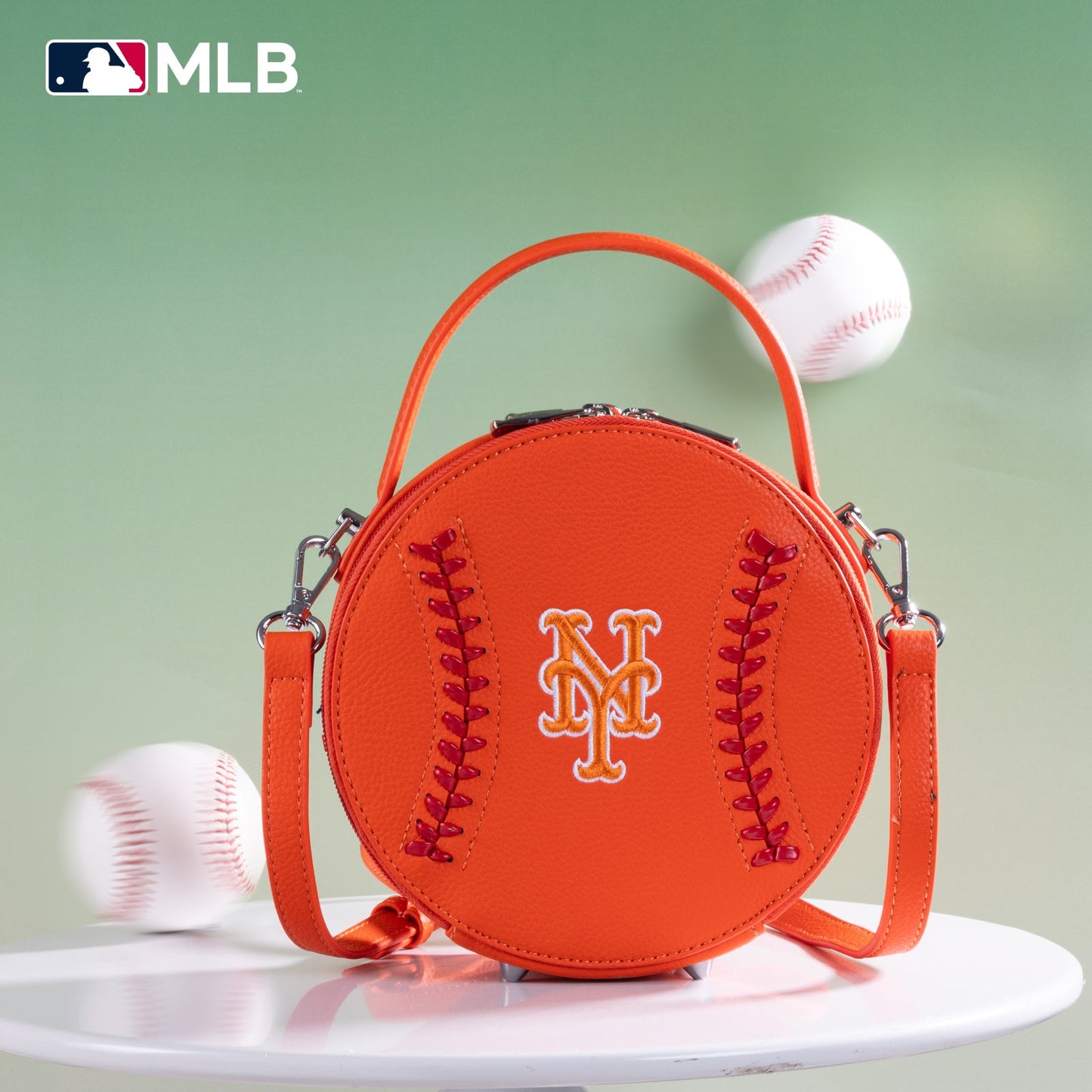MLB-MT102 MLB New York Mets Team Circle Bag/Crossbody