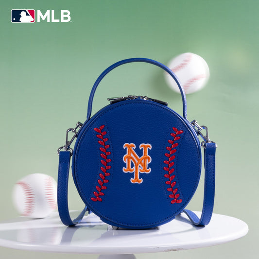 MLB-MT102 MLB New York Mets Team Circle Bag/Crossbody