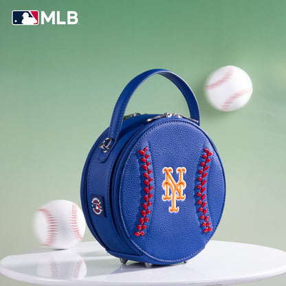 MLB-MT102 MLB New York Mets Team Circle Bag/Crossbody