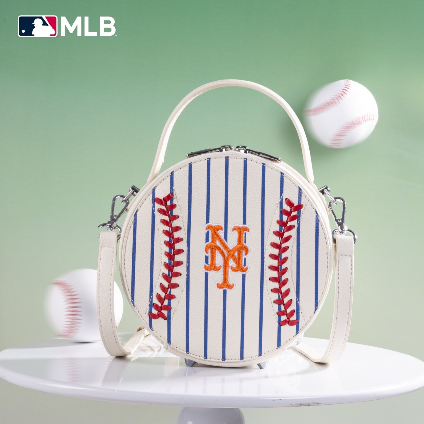 MLB-MT102 MLB New York Mets Team Circle Bag/Crossbody