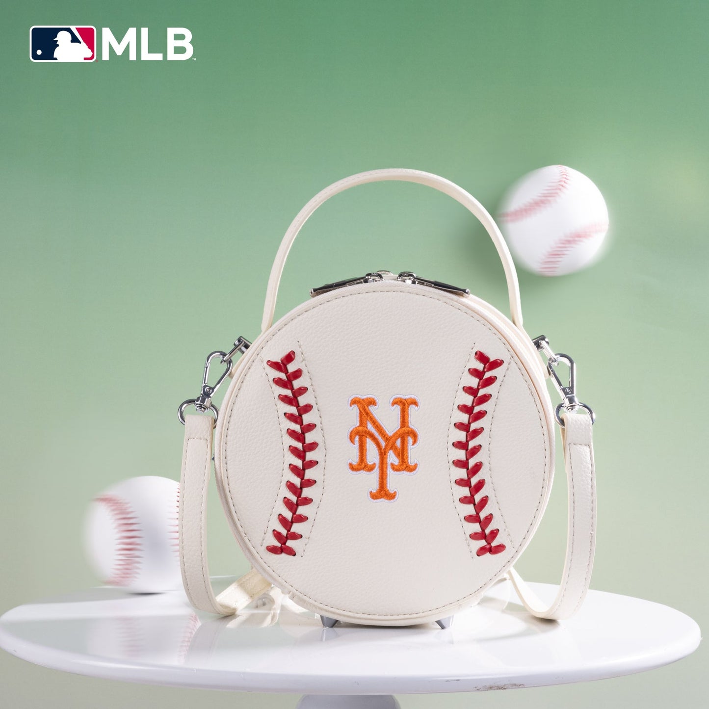 MLB-MT102 MLB New York Mets Team Circle Bag/Crossbody
