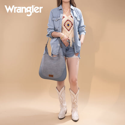 WG242-918JN  Wrangler Hobo Bag/Crossbody Bag -Jean