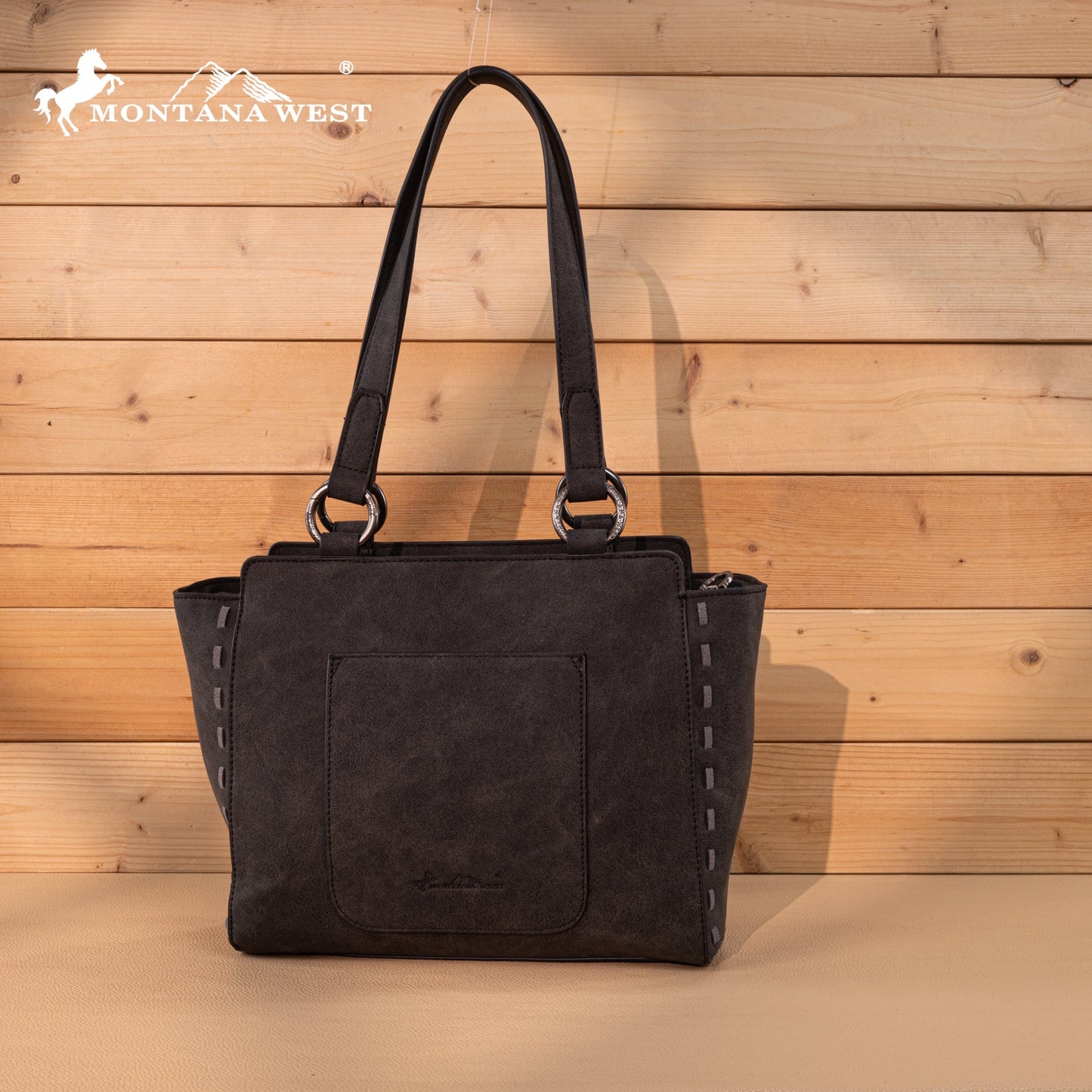 MW1348-8250  Montana West Embroidered Tote Bag