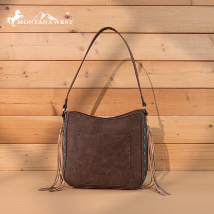 MW1348-918  Montana West Embroidered Hobo Bag