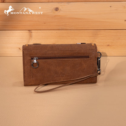MW1348-W002 Montana West Embroidered Collection Wallet