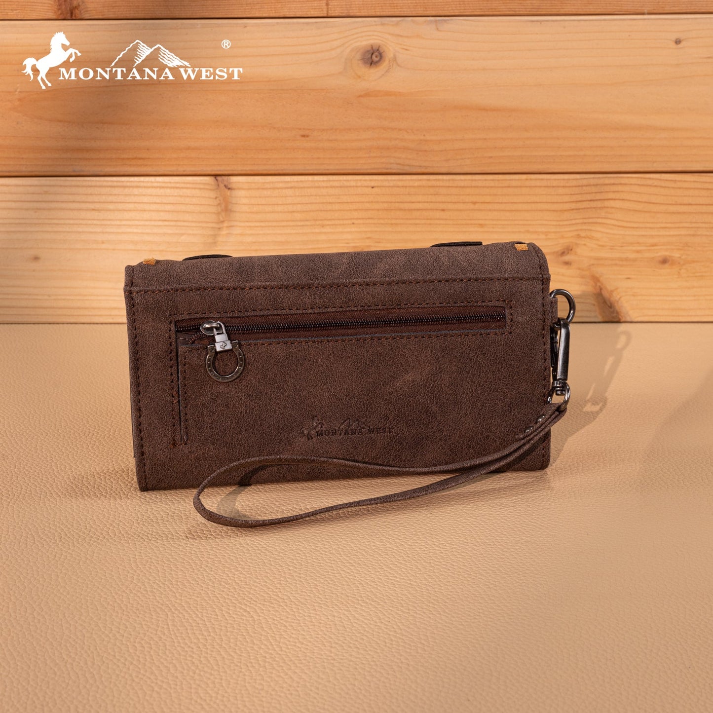 MW1348-W002 Montana West Embroidered Collection Wallet