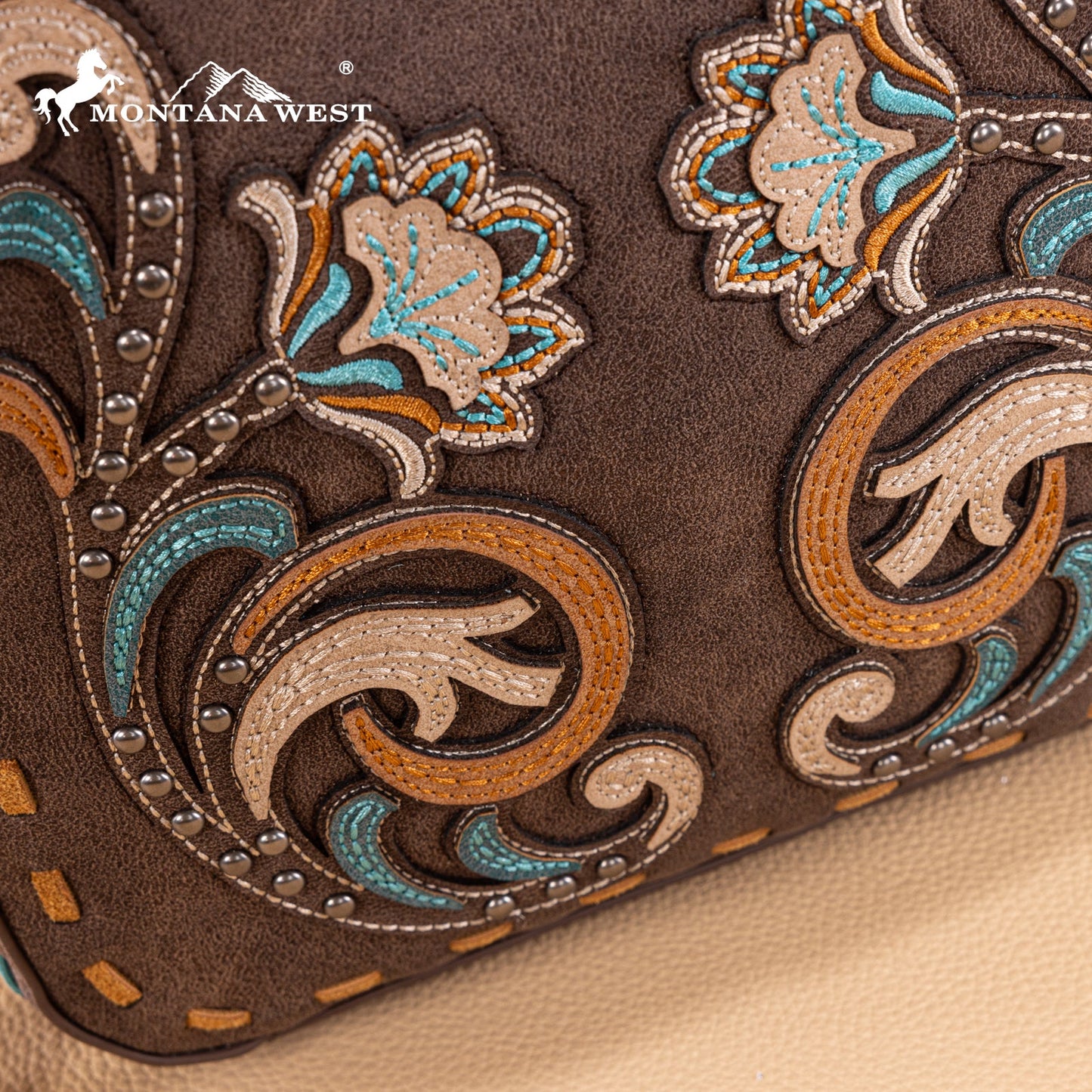 MW1348-918  Montana West Embroidered Hobo Bag