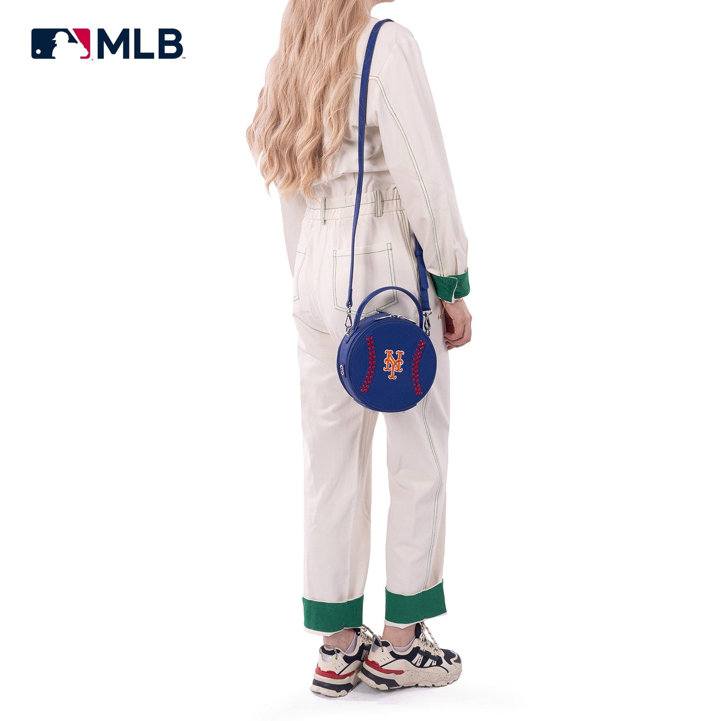 MLB-MT102 MLB New York Mets Team Circle Bag/Crossbody