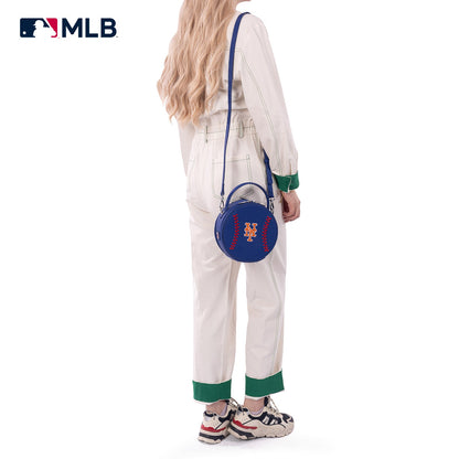 MLB-MT102 MLB New York Mets Team Circle Bag/Crossbody