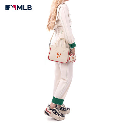 MLB-SF103  MLB San Francisco Giants Team  Tote/Crossbody with Baseball Coin Pouch