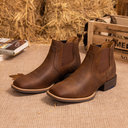 Palitutu JOE Men's Chelsea Western Boot Full-grain Leather PLT803602