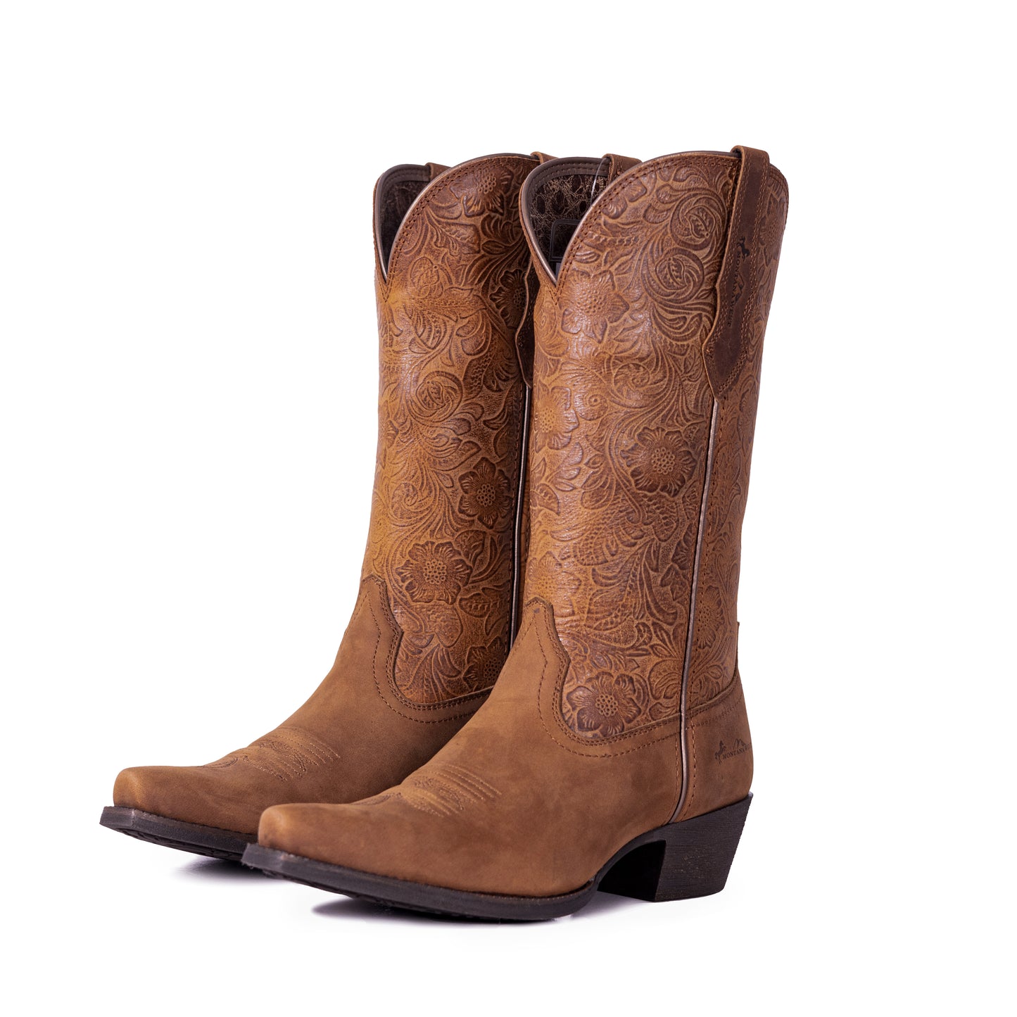 Montana West Women's Western Cowgirl Boots - Full Grain Leather, Snip Toe MWB6029