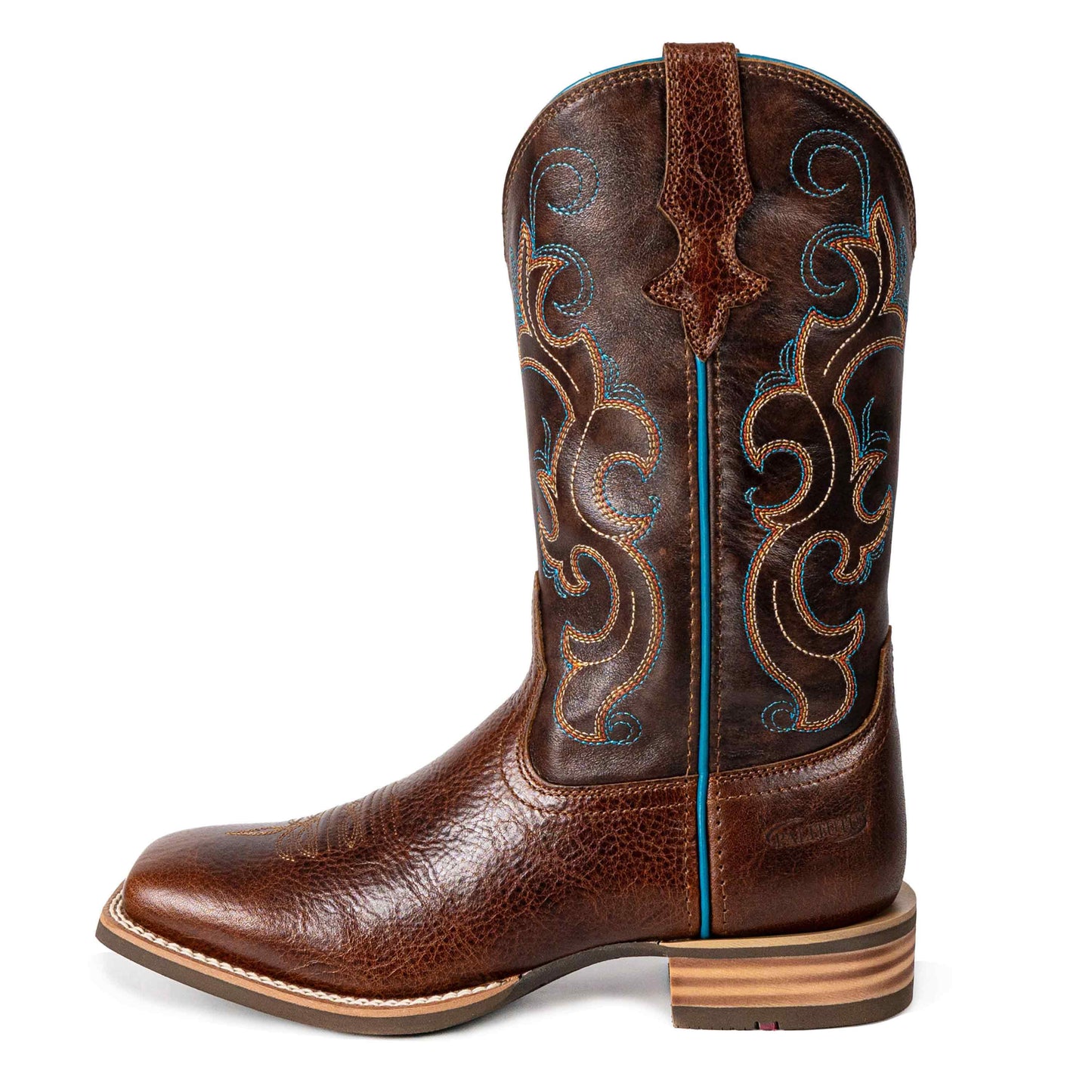 Palitutu PLT203601 Women's Western Cowgirl Boots - Full Grain Leather, Square Toe