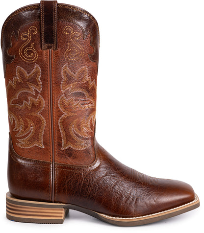Palitutu PLT103610 Men's Western Cowboy Boots - Full Grain Leather, Square Toe