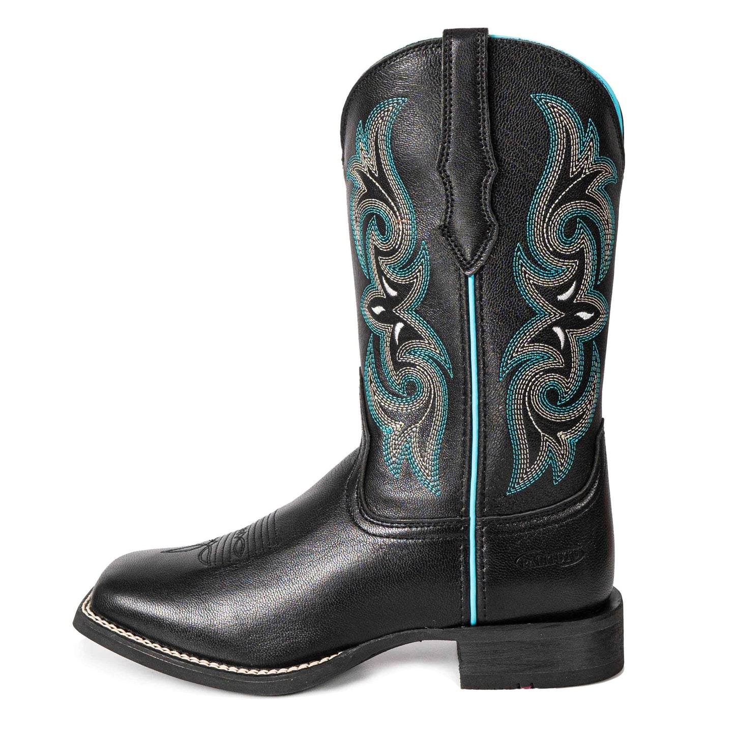 Palitutu PLT203604 Women's Western Cowgirl Boots - Full Grain Leather, Square Toe