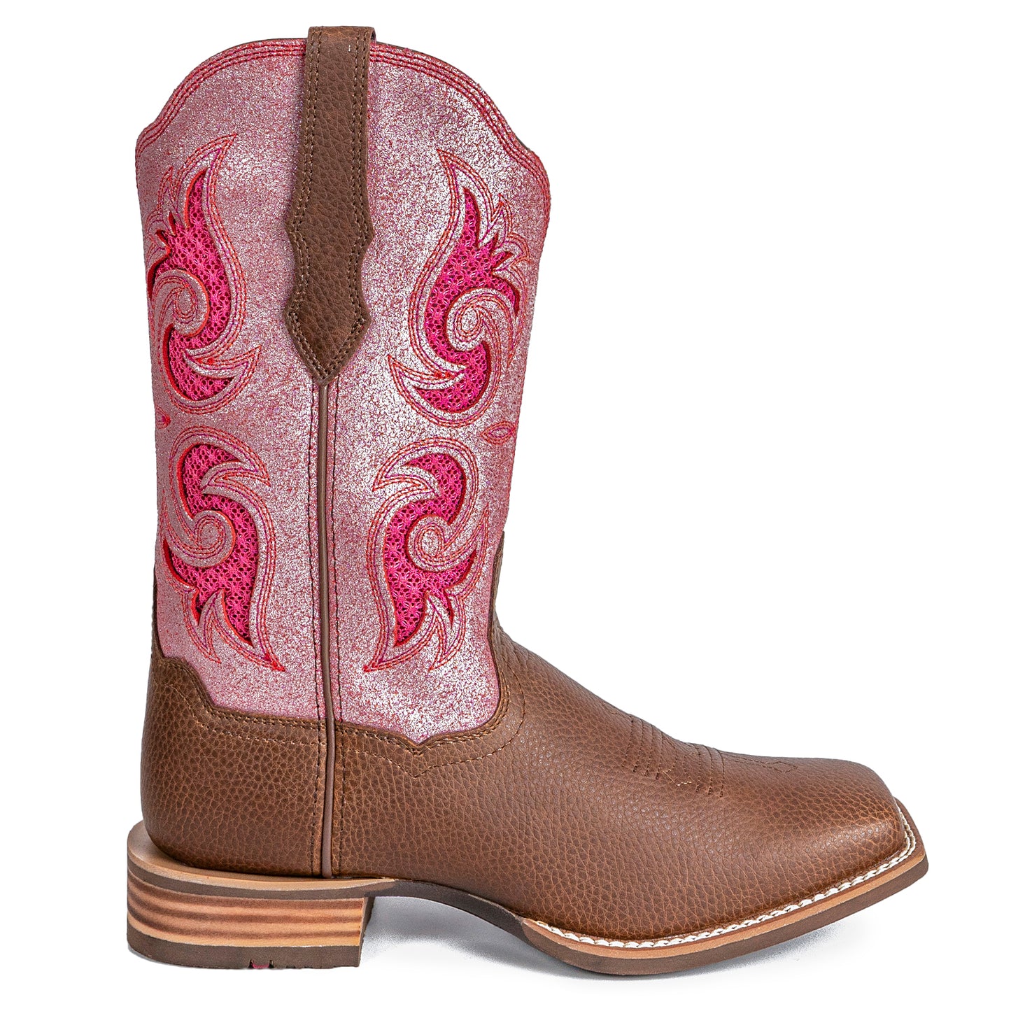 Palitutu PLT203609 Women's Western Cowgirl Boots - Full Grain Leather, Square Toe