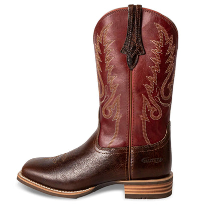 Palitutu PLT203607 Women's Western Cowgirl Boots - Full Grain Leather, Square Toe