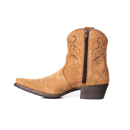 Montana West Women's Western Cowgirl Boots - Full Grain Leather, Snip Toe MWB6024