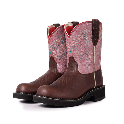 Palitutu PLT303610 Women's Mid-calf Western Boots - Full Grain Leather, Round Toe