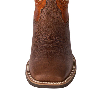 Palitutu PLT103617 Men's Western Cowboy Boots - Full Grain Leather, Square Toe