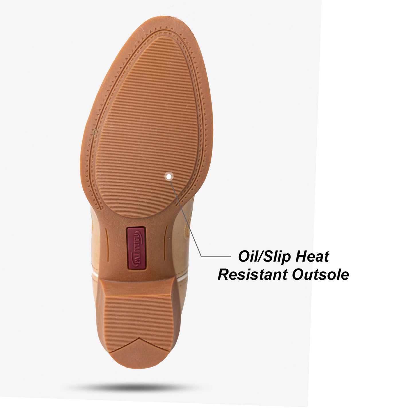 Palitutu PLT703602A Women's Western Cowgirl Boots - PU Leather, Round Toe