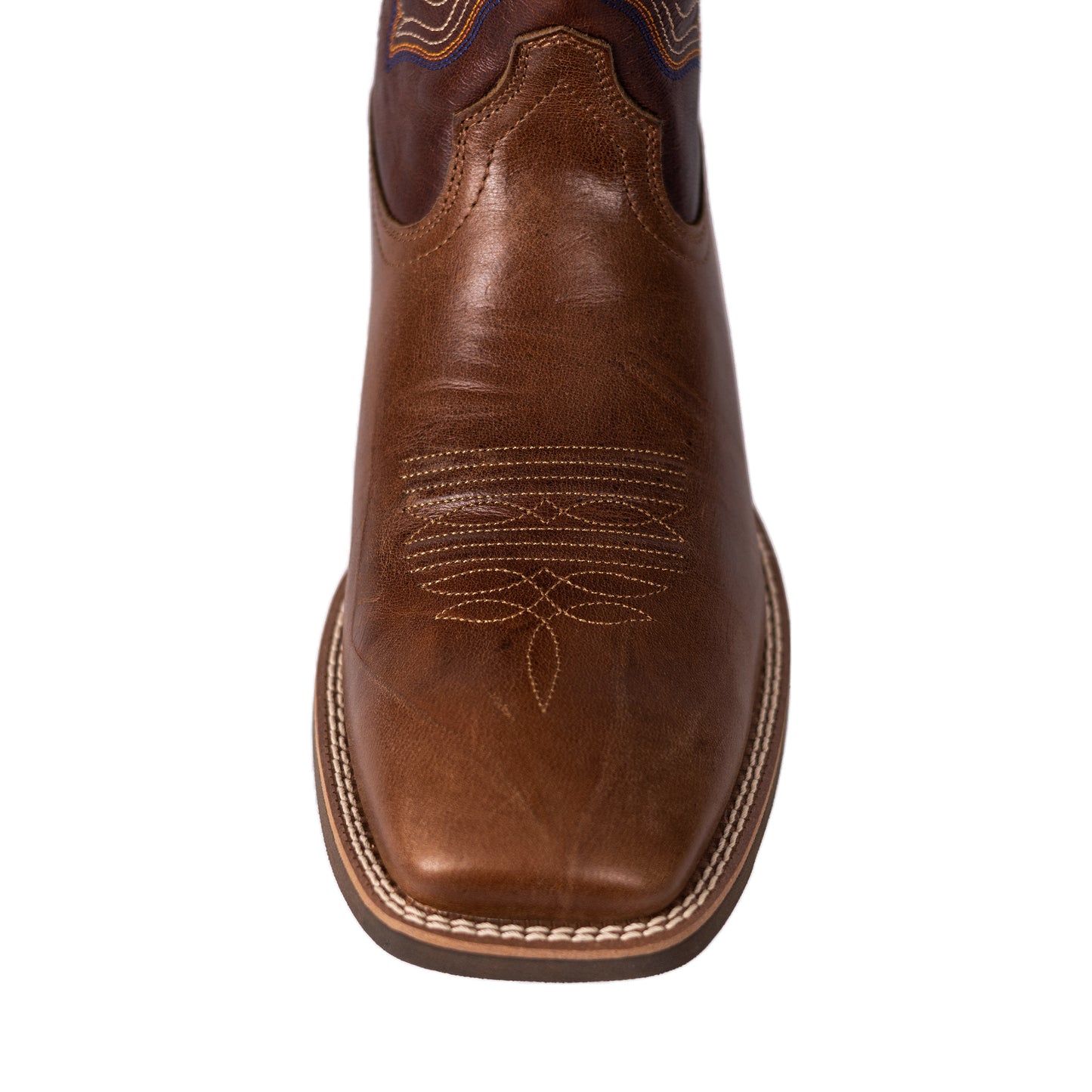 Palitutu PLT103602 Men's Western Cowboy Boots - Full Grain Leather, Square Toe