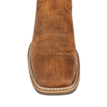 Palitutu PLT103614 Men's Western Cowboy Boots - Full Grain Leather, Square Toe